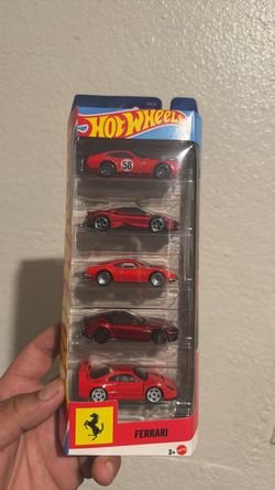Hotwheels Ferrari 5 pack