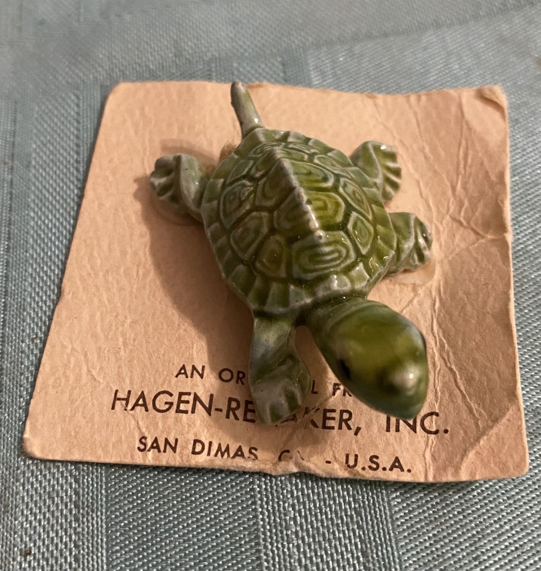 Vintage 1980’s Porcelain Original Miniature Collector Items By Hagen- Renaker