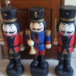 4ft Nutcracker Made By Resin - $60/each Or $150 /for 3  