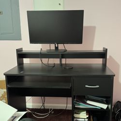 Dell Monitor And Desk 
