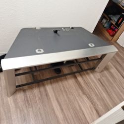 Glass, Wood,and Metal TV Stand fits  60"-70"