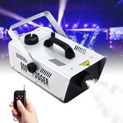 900W Fog Machine 5000cu.ft/min Fogger Smoke Maker with Wireless Remote Controller
