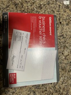 Office Depot Business Check & Voucher Refill