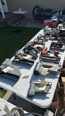 Air guns all working. Senco, porta cable, Husky