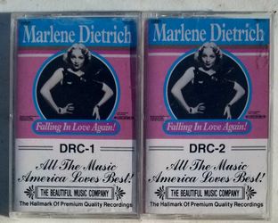 Marlen Dietrich Cassette Tapes