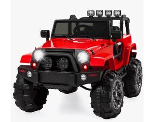 Jumbo 12v kids ride on Jeep