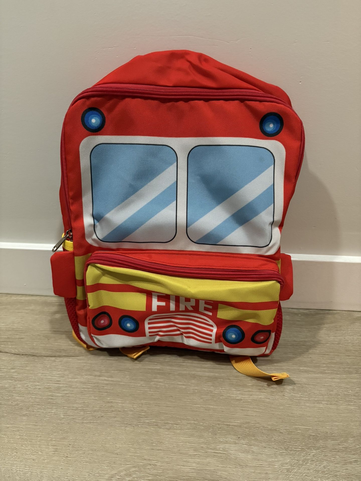 Toddler Firetruck Backpack