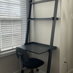 Wood Ladder Desk 