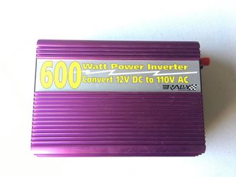 600 watt power inverter. 12v to 110v