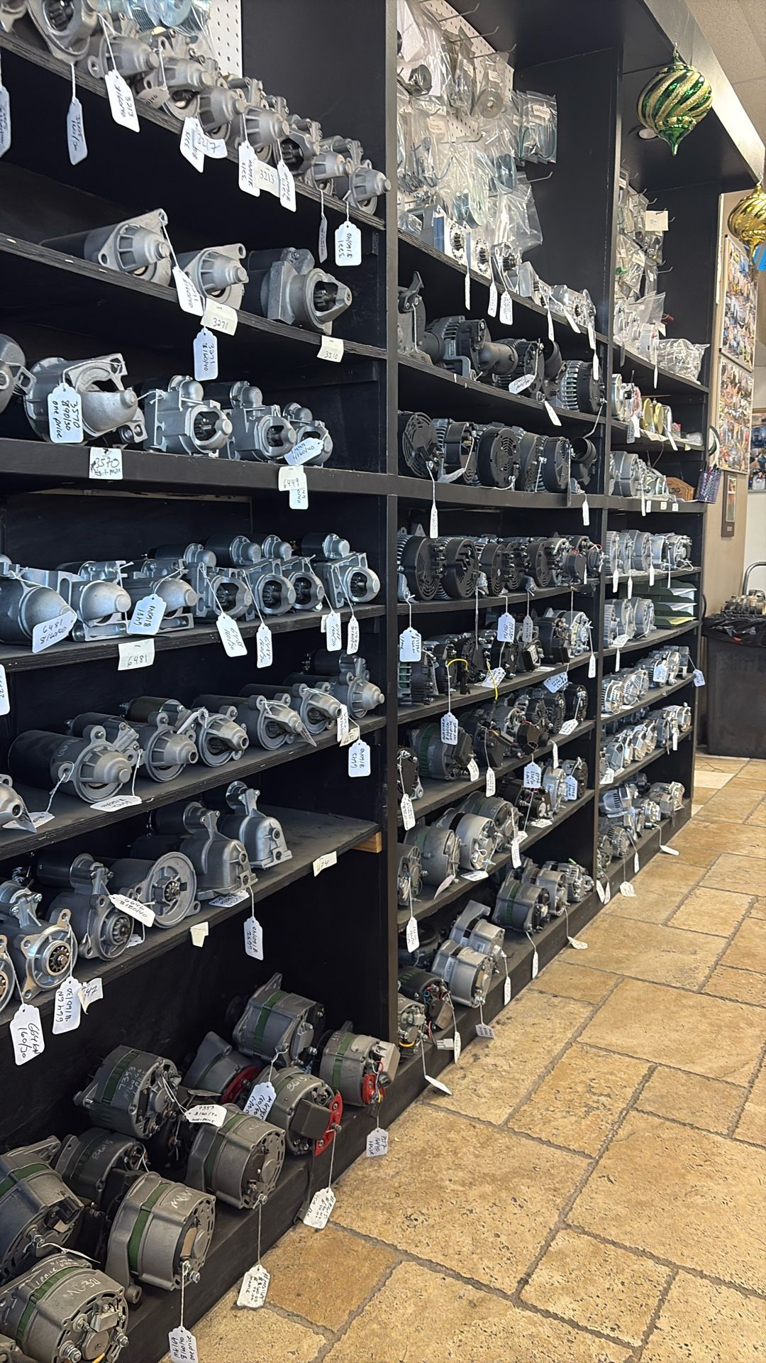 Starters alternators and batteries