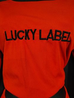 Two-Piece [Red][tracksuit/Jumpsuit] [Black Lettering]