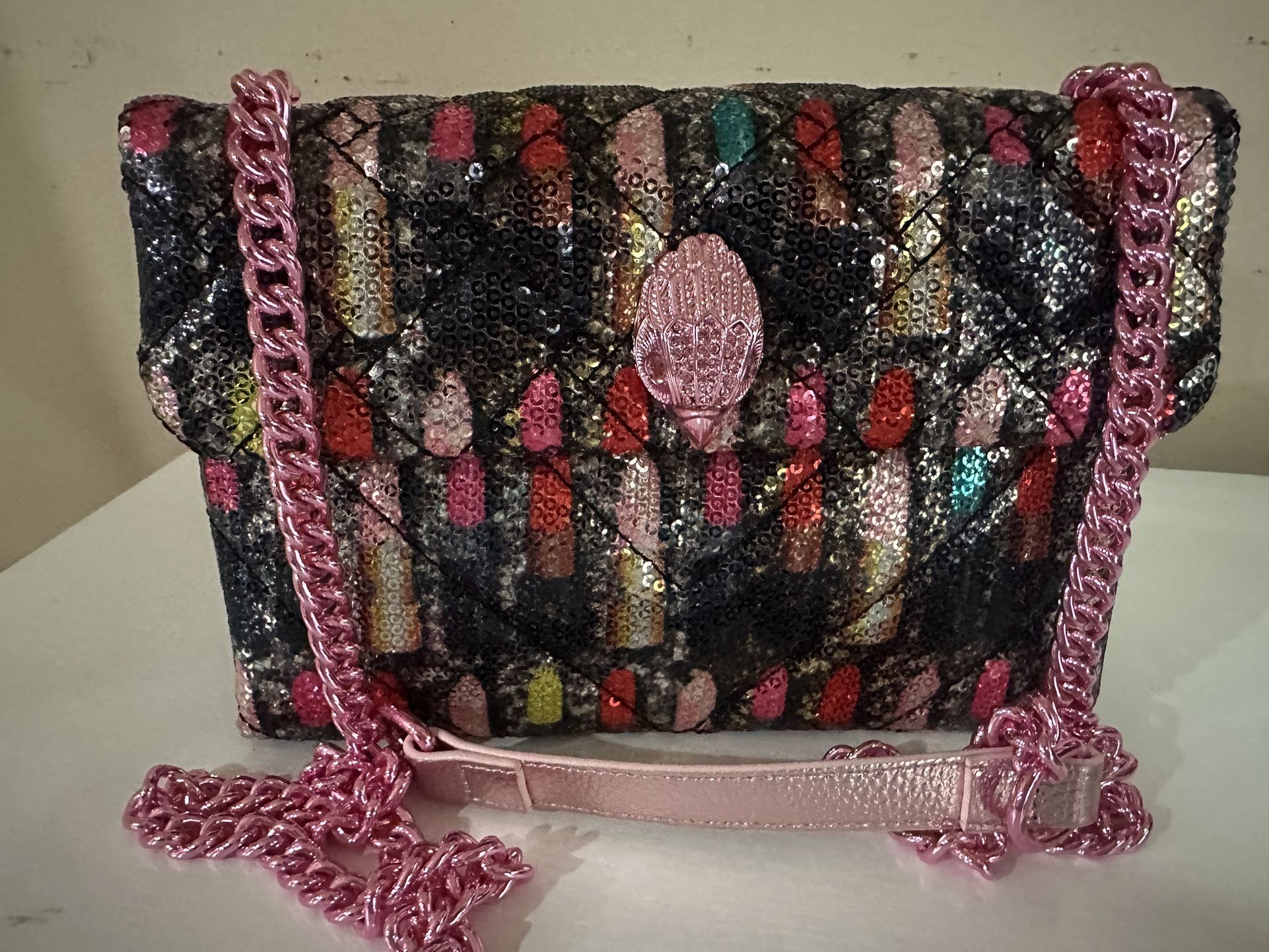 Kurt Geiger Medium Sequin Lipstick Bag