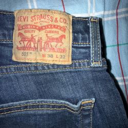 🔥 Levi’s 511 Slim Fit – Blue, 38x32 – Gently Worn, Perfect Condition!