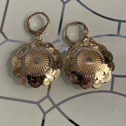 Beautiful Gold Plated Earrings 