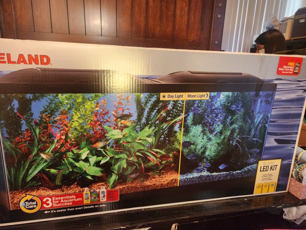 Marineland LED 55 Gallon Fish Tank New Never Used