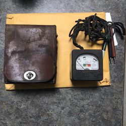 Antique Voltage Meter $20 Obo Man Cave Decor  