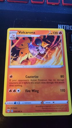 Volcarona Pokemon Card - Darkness Ablaze - Kids toy Nintendo game wotc - NEW