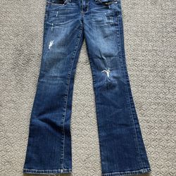 Seven7 Women’s Boot Cut Blue Jeans Size 28 (RN# 109890)