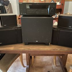 Sony Digital audio control center And 4 Bose Speakers And Subwoofer OCM (Surround sound)