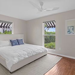 RH Restoration Hardware king Bed With Box And Almost New  Mattress