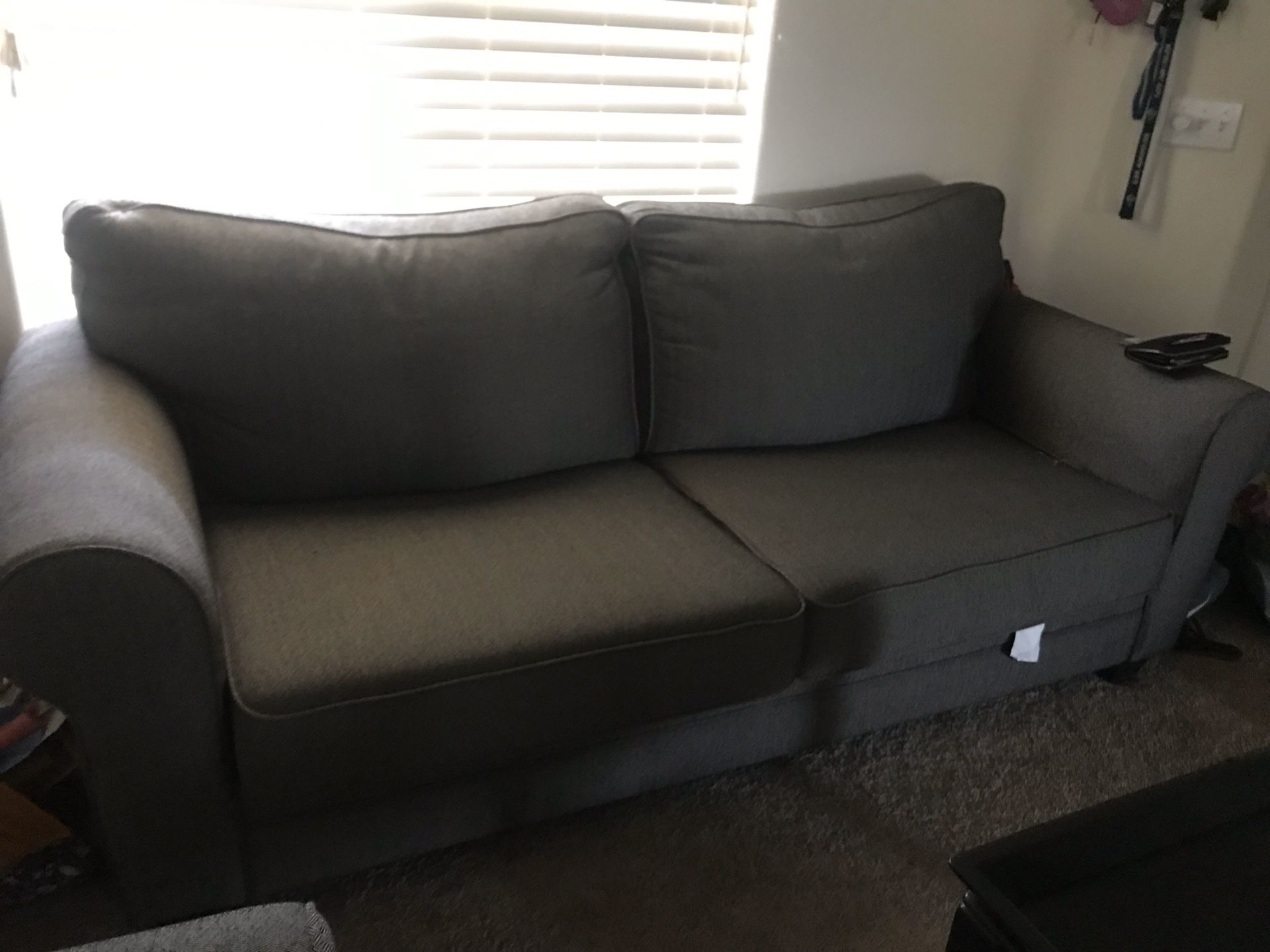 Gray couches
