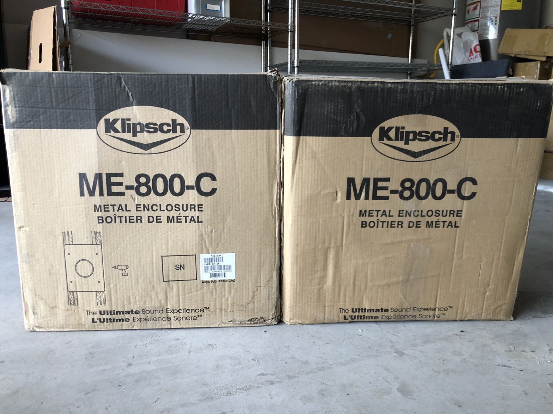 Klipsch ME-800-C Speaker Enclosure for 8” In-Ceiling Speakers
