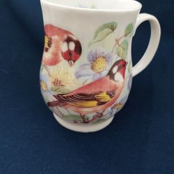 Rosewood China Coffee / Tea Cup  Red Birds Staffordshire England 