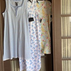 Three Beautiful Ladies Nightgowns, New With Tags.