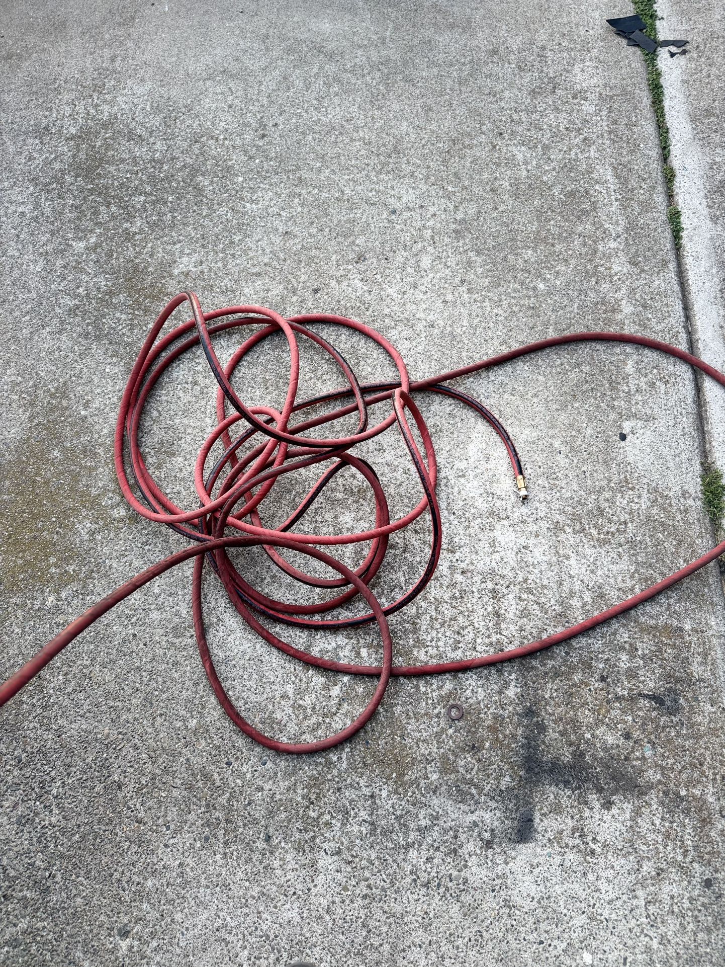 50 Foot 3/8th Rubber Heavy Duty Air Hose