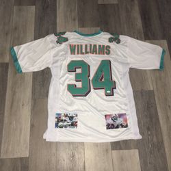Ricky Williams Autographed Jersey COA
