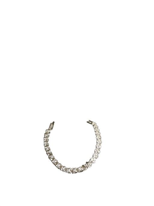 Beautiful Modest Silver Crystal Bracelet