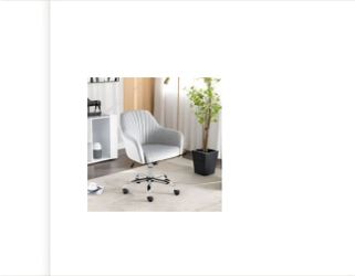 Light grey desk chair