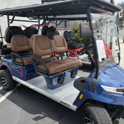 2025 Voyager Patriot 6-Passenger Non-Lifted 72-Volt Street Legal LSV Golf Cart