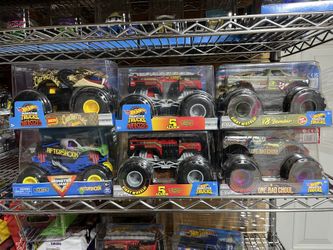 Monster Jam Hot Wheels Trucks 1:24