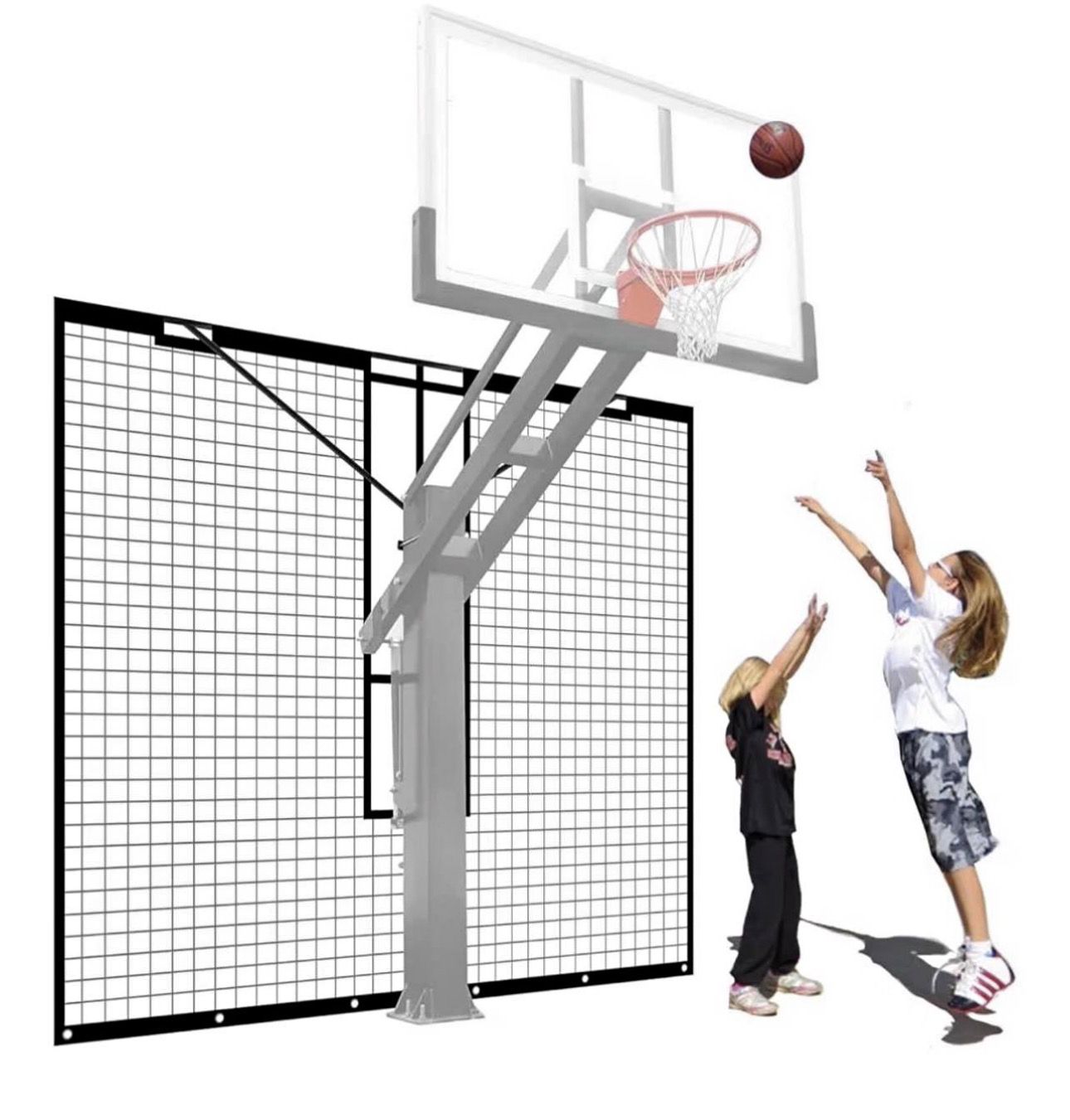 New in the box Heavy Duty Basketball Return Net 12FT X 10FT, UV ...
