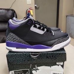 $200 Local pickup size 10 only. Air Jordan 3 Court Purple Size 10 OG Box Ebay Authenticated.. No Trades Real Offers Only 