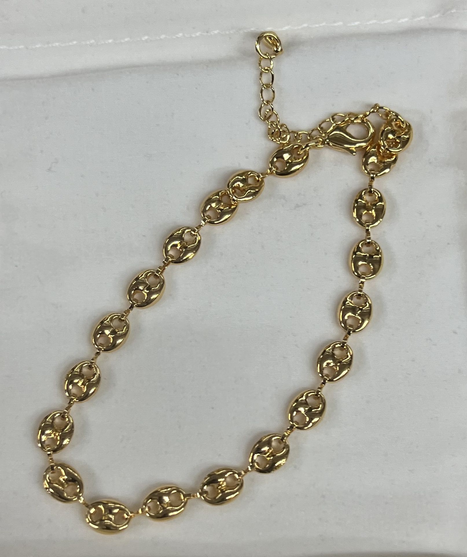 18k 5x gold plated GG links women anklet ✅✅✅
