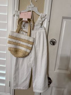 Little Girls Outfit Size 6 Top, Pants, Purse & Headband