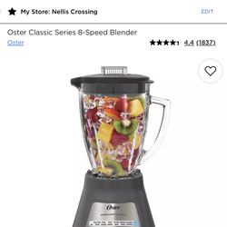 Oster Classic Series 8-Speed Blender New 