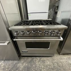 Viking Professional 36” Dual Fuel Range In Stainless Steel 