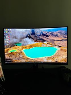 Curved Acer gaming monitor