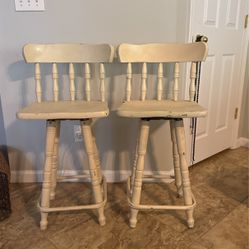 Two Wooden Chairs 