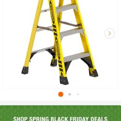 Werner 7304 4ft Type IAA Fiberglass Stepladder