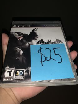 PlayStation 3 video game ps3 Batman Arkham City DC Comics