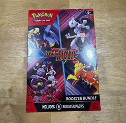 Pokémon TCG Scarlet & Violet Destined Rivals Booster Bundle 6 Packs English