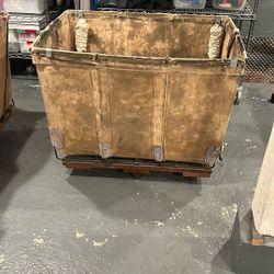 Antique Laundry Hamper 