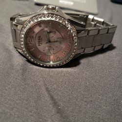 Fossil womens Riley SS multifunction watch