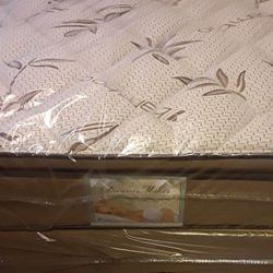 Brand New Queen Size Pillowtop Mattress Included Box Spring.