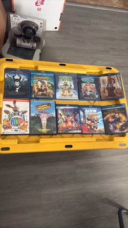 Lot of 10 Family Movies Blu-ray and DVD