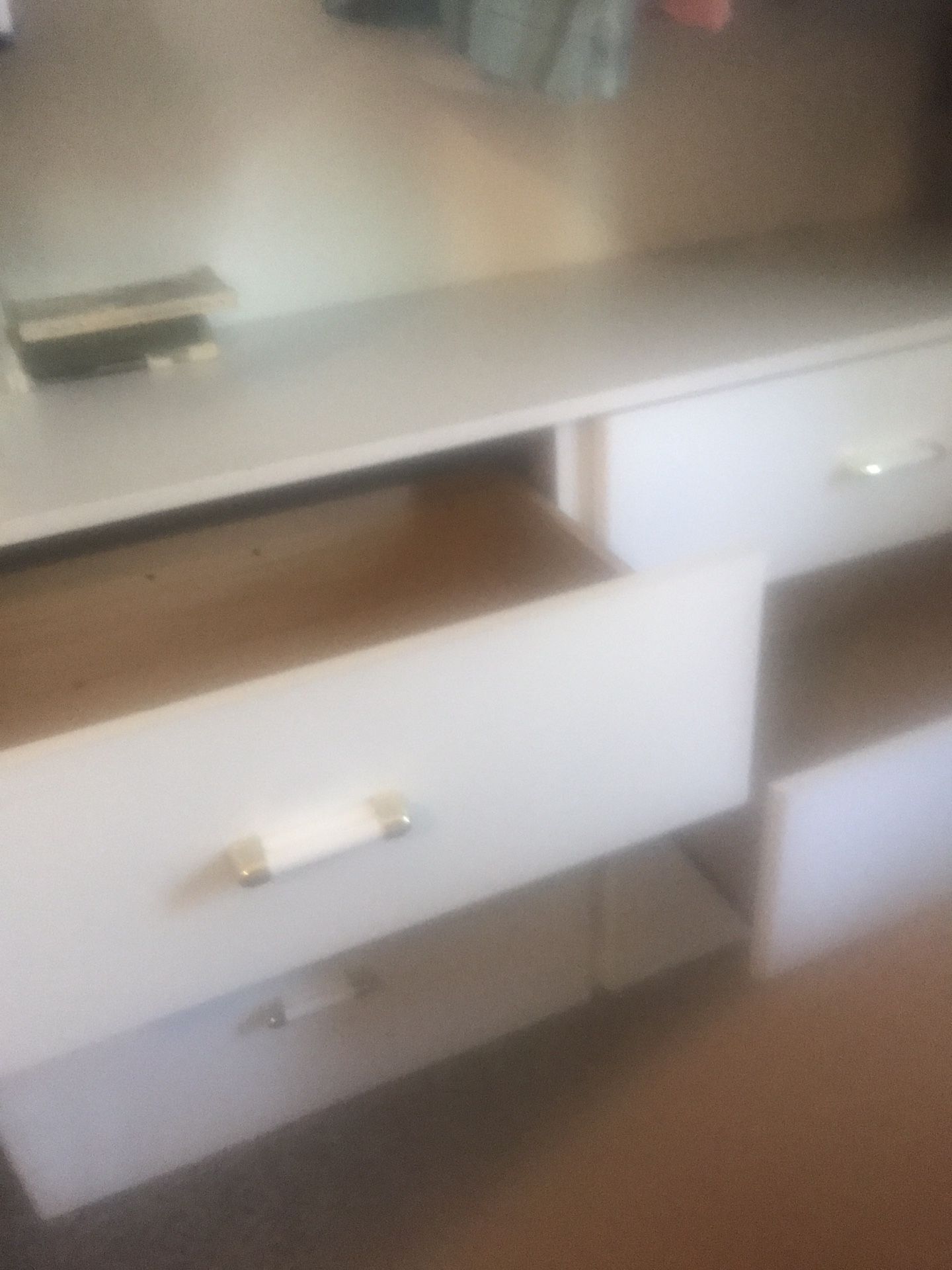 Nice Low Six Drawer Dresser 18”Dx4’5”W